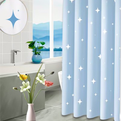 Classic 1.8*1.8m PEVA Shower Curtain Waterproof Mildew-Proof Dry Wet Separation for Warmth Preservation Household Bathroom EVA