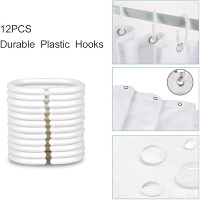 Low MOQ 180*180 cm Polyester 3D Printing Mildew-proof Waterproof Shower Curtain With Hooks