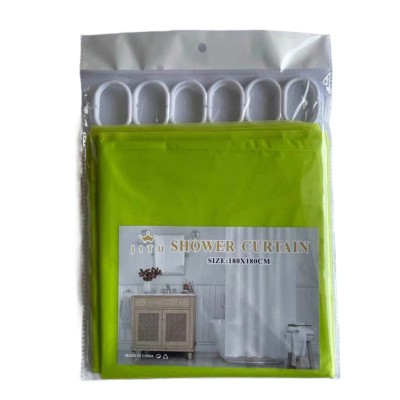 New Solid Color Shower Curtain  Bathroom Privacy Shower Curtain