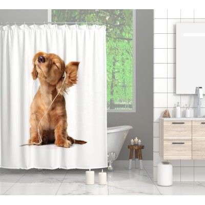ASPIRE Custom Shower Curtain Designer Animals Bath Curtain Bathroom Polyester Hotel Shower Curtain