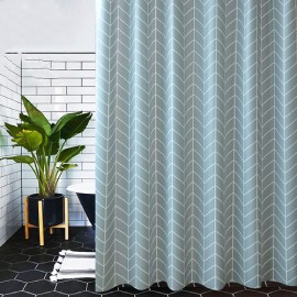 PEVA Printed  Waterproof EVA Transparent Shower Curtains Bathroom Plastic Bath Curtain