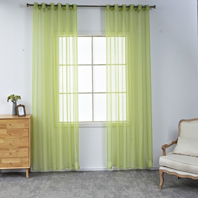 Cortinas De Gasa Para Ssla White Yellow Sheer Net Voile Lace Curtain Rideaux Voilage Sheer Curtains for the Living Room Window