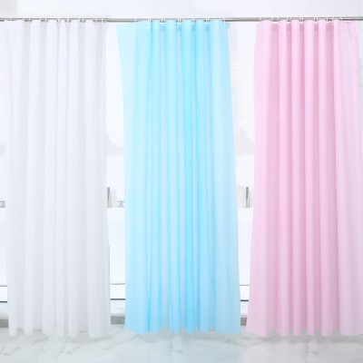 New Solid Color Shower Curtain  Bathroom Privacy Shower Curtain