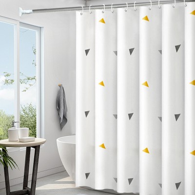 Classic 1.8*1.8m PEVA Shower Curtain Waterproof Mildew-Proof Dry Wet Separation for Warmth Preservation Household Bathroom EVA