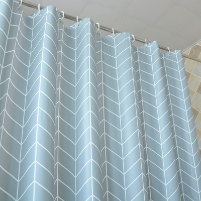 PEVA Printed  Waterproof EVA Transparent Shower Curtains Bathroom Plastic Bath Curtain