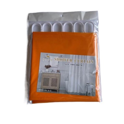 New Solid Color Shower Curtain  Bathroom Privacy Shower Curtain
